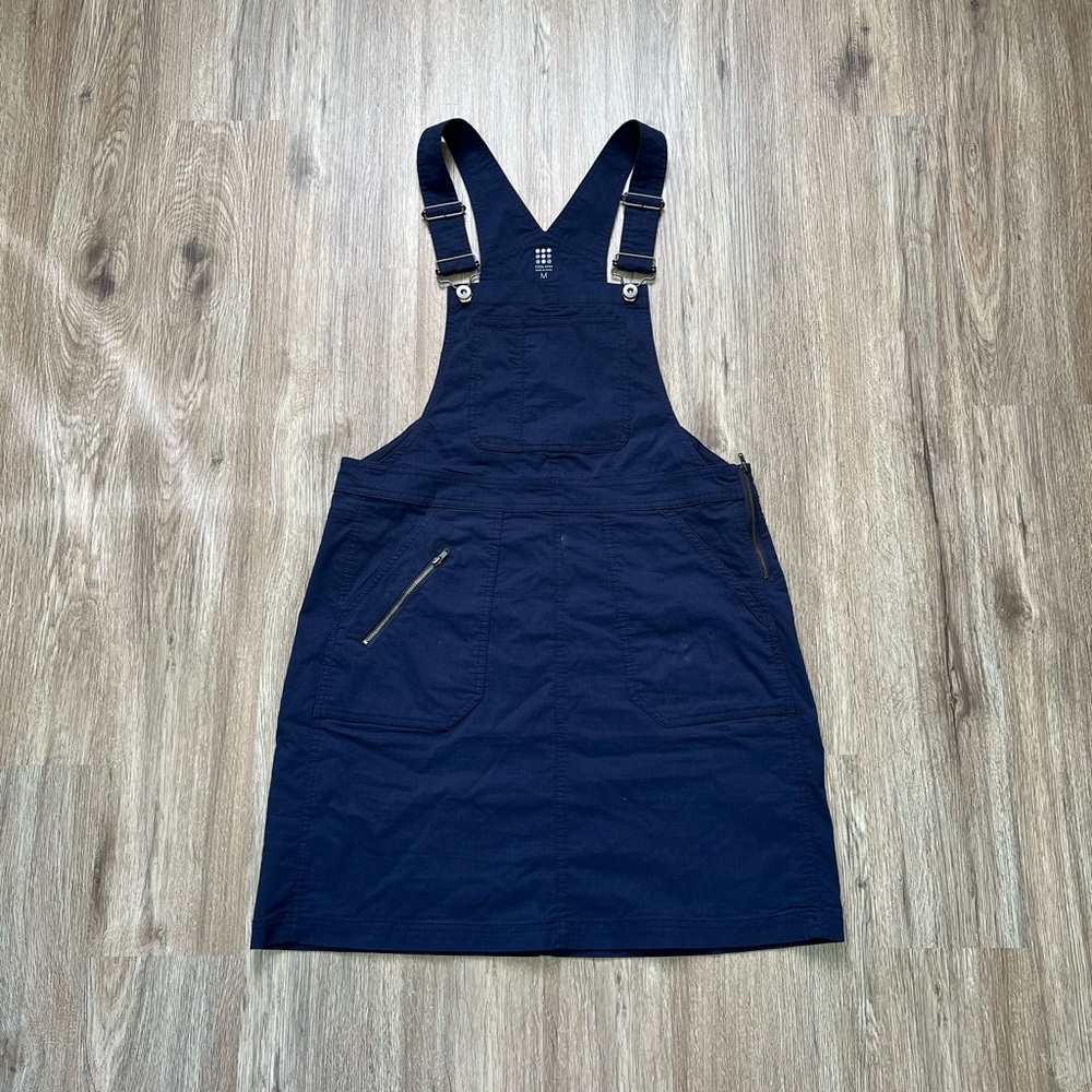 Title Nine Scout Overall Jumper Dress - Navy - Medium